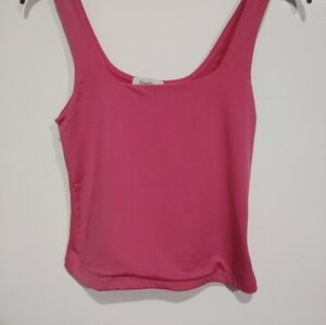 Elegant Crop Pink Tank Top Top Juniors/Womens